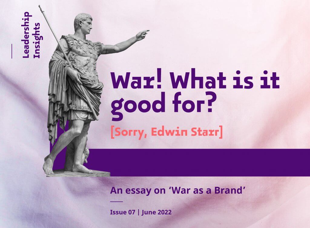 War! What is it good for?<br> [Sorry, Edwin Starr]
